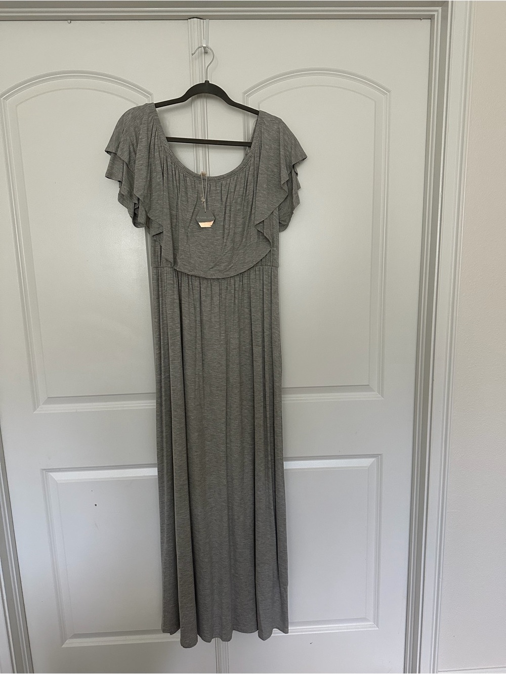 Pinkblush Gray Maxi Dress